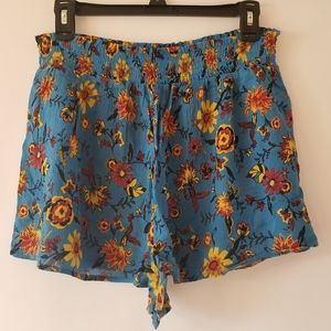 Eoote Wildflower Shorts - Blue Floral